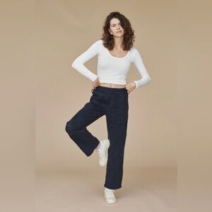 Jungmaven organic hemp wide leg ocean pants